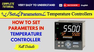 How To Set Parameters in Temperature Controller  Parameters in Yokogawa UT55A  Facilitators Plus [upl. by Quentin389]