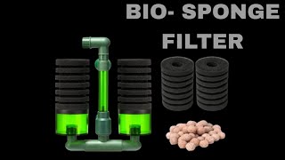 Top Quality Aquarium Bio Sponge Filter  Physical and biological filtration for your fish tank [upl. by Normy577]