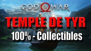 GOD OF WAR  TEMPLE DE TYR  100 Collectibles [upl. by Santana999]