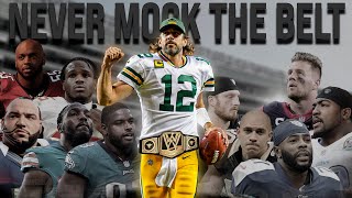 Every Time a Player has Mocked Aaron Rodgers Belt and Faced Their Inevitable Doom [upl. by Tikna]