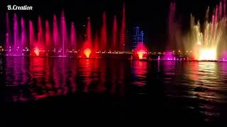 tip tip Barsa pani New year lighting show Dubai Edit BCreation [upl. by Arzed]