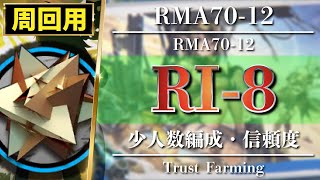 【アークナイツ】周回用：RI8（簡単34名編成）少人数・信頼度【Arknights  帰還！密林の長】 [upl. by Aylmer]