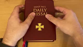 Catholic Book Reviews  Saint Paul Daily Missal [upl. by Traggat]