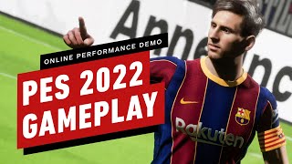 PES 2022 Online Performance Test Demo Gameplay [upl. by Nilyaj39]