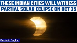 Partial Solar Eclipse 2022 Know when and from which cities will it be visible  Oneindia NewsSpace [upl. by Eanel]