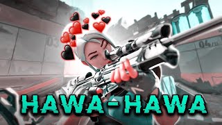 Hawa Hawa😮‍💨  Valorant Montage [upl. by Ayatal]