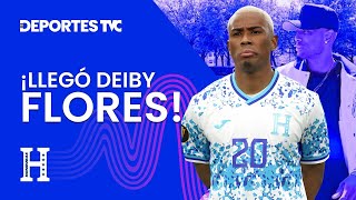 Así fue la llegada de Deiby Flores a Frisco Texas Con calurosa bienvenida de la afición catracha [upl. by Tloh]