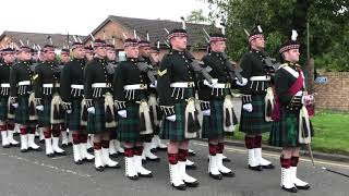 The Linlithgow Marches 2019  The Royal Regiment of Scotland  Part 12 4KUHD [upl. by Holub]