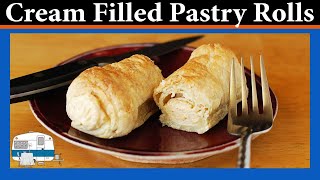 How to make Cream Filled Pastry Rolls [upl. by Nerehs]