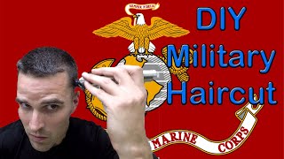 Easiest Self Haircut How to Cut Your Own Hair for Military Standards [upl. by Oivatco]