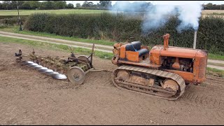 Allis Chalmers HD14 HD7 amp HD5 Crawler Tractors Ploughing [upl. by Kinghorn]