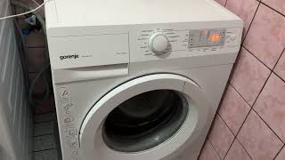 Gorenje SensoCare WA744L  Final Spin 1400rpm At 011 On Display [upl. by Leirea]