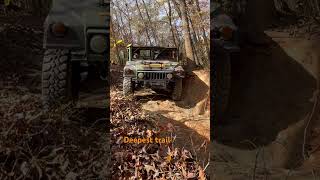 12000 lbs humvee on dickey bell difficult OHV trail [upl. by Ruvolo]