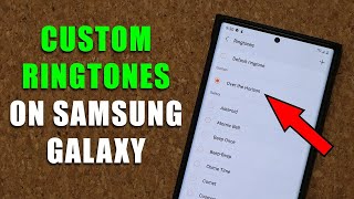 How to Set ANY Song as Custom Ringtone on your Samsung Galaxy Smartphone [upl. by Mychal]