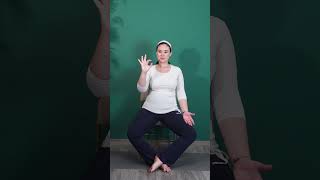 Chair Lotus Pose Variation  Chair Yoga For Seniors and Beginners [upl. by Arahsit]