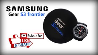 Samsung Gear S3 Frontier SMR760 SmartWatch  JustUnboxing  NoReview [upl. by Neerom]