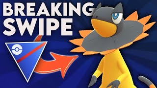 NEW BREAKING SWIPE HELIOLISK IS A DEBUFF MONSTER IN THE GREAT LEAGUE  Pokémon GO Battle League [upl. by Mic]