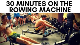 30 MINUTES ON THE ROWING MACHINE WITH LEANDER CLUB  VLOG 64 [upl. by Bernete]