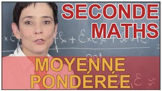 Moyenne pondérée  Statistiques  Maths seconde  Les Bons Profs [upl. by Bria]