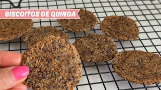 2 INGREDIENTES biscoito de quinoa [upl. by Adnat]