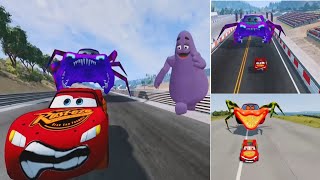 Lightning McQueen Spider Lagged Monster  Coffin Dance Song Coverspidermcqueen [upl. by Ysiad]