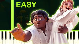 We Dont Talk About Bruno  Disneys Encanto  EASY Piano Tutorial [upl. by Ahsetra]