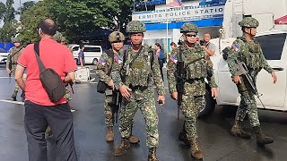 FIRST DAY OF FILING CANDIDACY ETO NA MGA PULITIKO BANTAY SARADO NG PULIS [upl. by Lennod472]