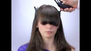 How to cut bangs and fringes the new way with Freestyla amp Wahl Clippers [upl. by Natale395]