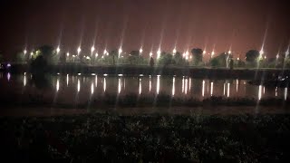 Burj Khalifa View Fireworks show clips in Dubai Al Quoz Pond Park View Jeltan’s World [upl. by Bevus]