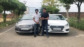 Verna vs Ciaz Comparison  Verna vs Ciaz Features  Verna vs Ciaz 0100  Crazy4cars [upl. by Aesoh]