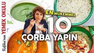 EN Mükemmel 10 ÇORBA Tarifini Teknik Olarak Anlattık🍵 Tarhana Mercimek Tüm Çorbaları Yapabileceksin [upl. by Yanttirb]