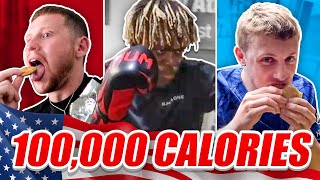 SIDEMEN 100000 CALORIES IN 24 HOURS CHALLENGE USA EDITION [upl. by Carole]