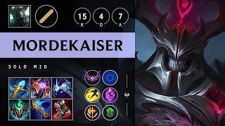 Mordekaiser Mid vs Yone Pentakill Unstoppable  EUW Master Patch 1419 [upl. by Hoffmann]