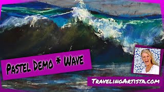 Pastel Painting Demo Crashing Waves [upl. by Willcox]