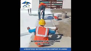 Roof Waterproofing method  Roof Leakage Solution  Jammu [upl. by Firahs]