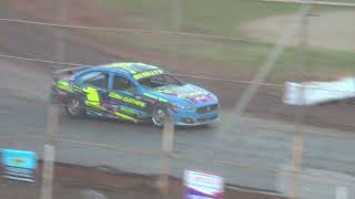 production sedans Aus title heat 34 part 1 Kingaroy speedway 17042022 [upl. by Adi96]