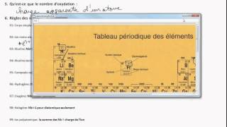 Secondaire 5 Chimie CHI50432 Québec Oxydoréduction Nombre doxydation charge apparente [upl. by Shaine]