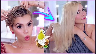 Cabello MALTRATADO y SECO ► Reparado en 30 min 😱  Maina [upl. by Rolyat]