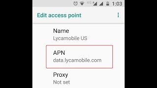 Lycamobile US APN Settings for Android 4G LTE [upl. by Serene]