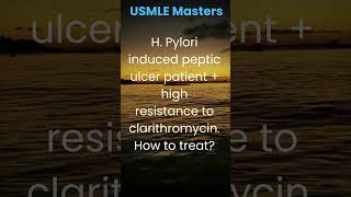 H Pyloriinduced peptic ulcer patient  high resistance to clarithromycin How to treat [upl. by Horst451]