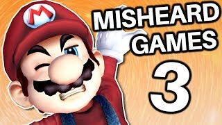 Mario Said WHAT  Misheard Video Games 3  SwankyBox [upl. by Nwahsat]