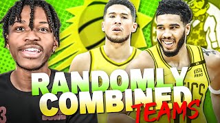 I Randomly Combined Teams Until A Super Team Formed in NBA 2K22 [upl. by Hajed]