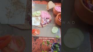 Tortilla wrap recipe  weight loss wrap  healthy wrap tortilla wrap ytshorts food ytshortsindia [upl. by Williams]