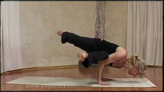 Yoga the Amazing Side Crow Pose an Arm Balance [upl. by Eelaroc]