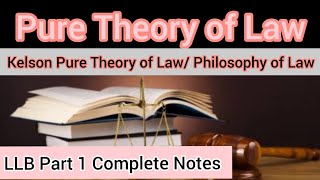 Pure theory of Law By Hans Kelsen  Grundnorm Basic Norm  Kelsons Pure Theory Normative Theory [upl. by Fitzgerald]