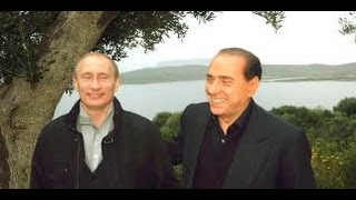 Putin und Berlusconi treffen sich auf der Krim 2015 [upl. by Owen661]