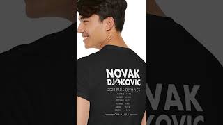 Novak Djokovic 2024 Olympics T Shirt tennis olympics2024 djokovic alcaraz [upl. by Gerc]