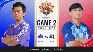 MPL PH S13  W5D3  ECHO vs RSG  GAME 2 [upl. by Zacarias]