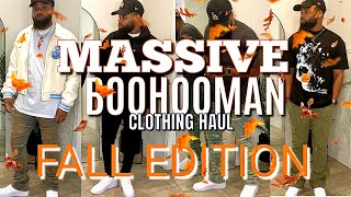 MASSIVE BOOHOOMAN CLOTHING HAUL  Try  On  FALL FASHION TRENDS [upl. by Qifar]