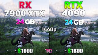 RX 7900 XTX vs RTX 4090  Test in 10 Games  1440p [upl. by Horick]